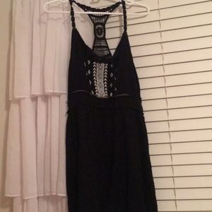 A black and white small American eagle dress